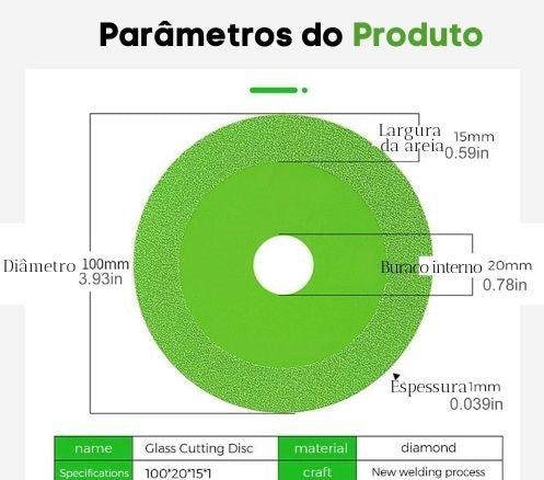Disco de Corte Premium + Brinde Exclusivo [ Compre 1 Leve 2]