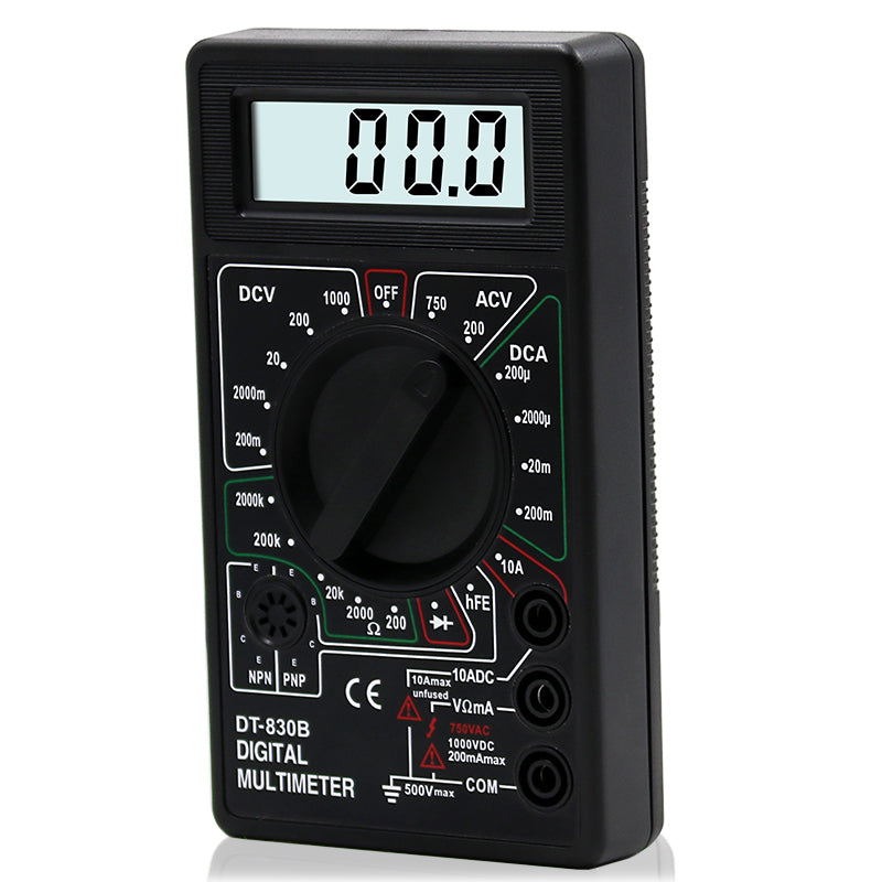 Mini Multímetro digital Portátil LCD DT-830B/ AC/DC 750/1000V testador medidor com sonda