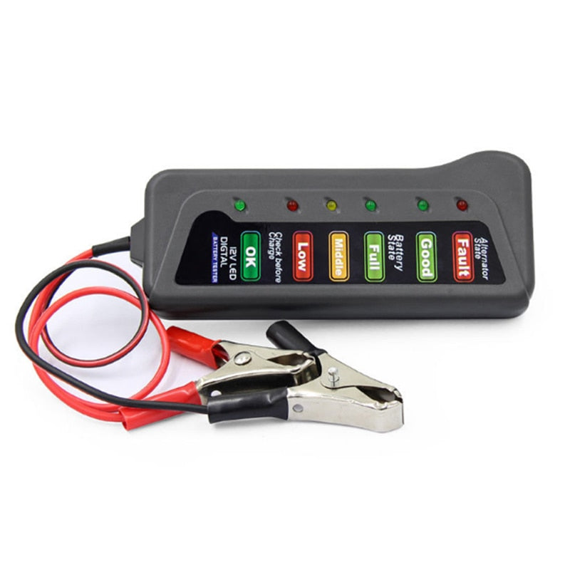 Testador digital de bateria de carro