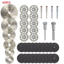 Conjunto de mini lâminas de serra circular de aço inoxidável -42 peças